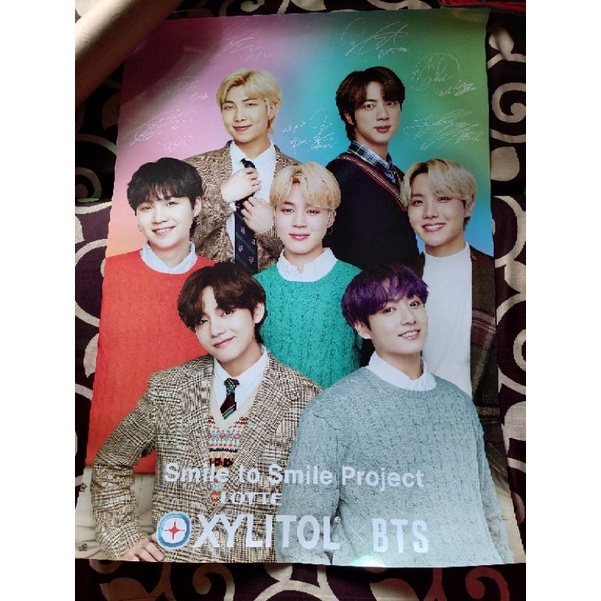 (Ready) POSTER BTS X XYLITOL LIMITED