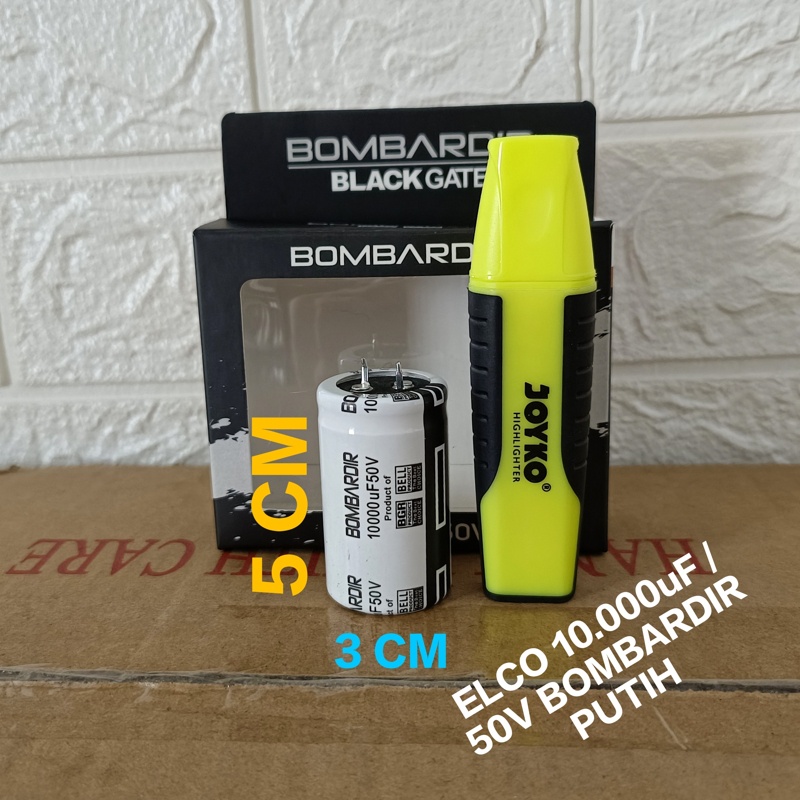 Elco 10.000uf 50V / Elco 10000uf 50V Bombardir Original BELL BGR