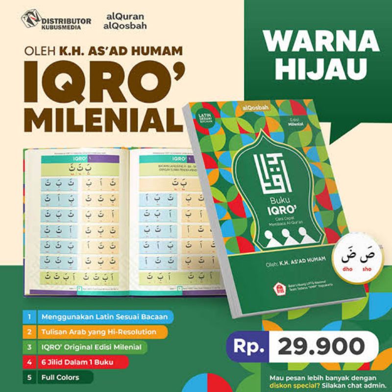 Buku Iqro edisi Milenial