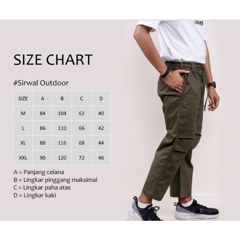 Celana Sirwal Model Outdoor ALSABA Terbaru