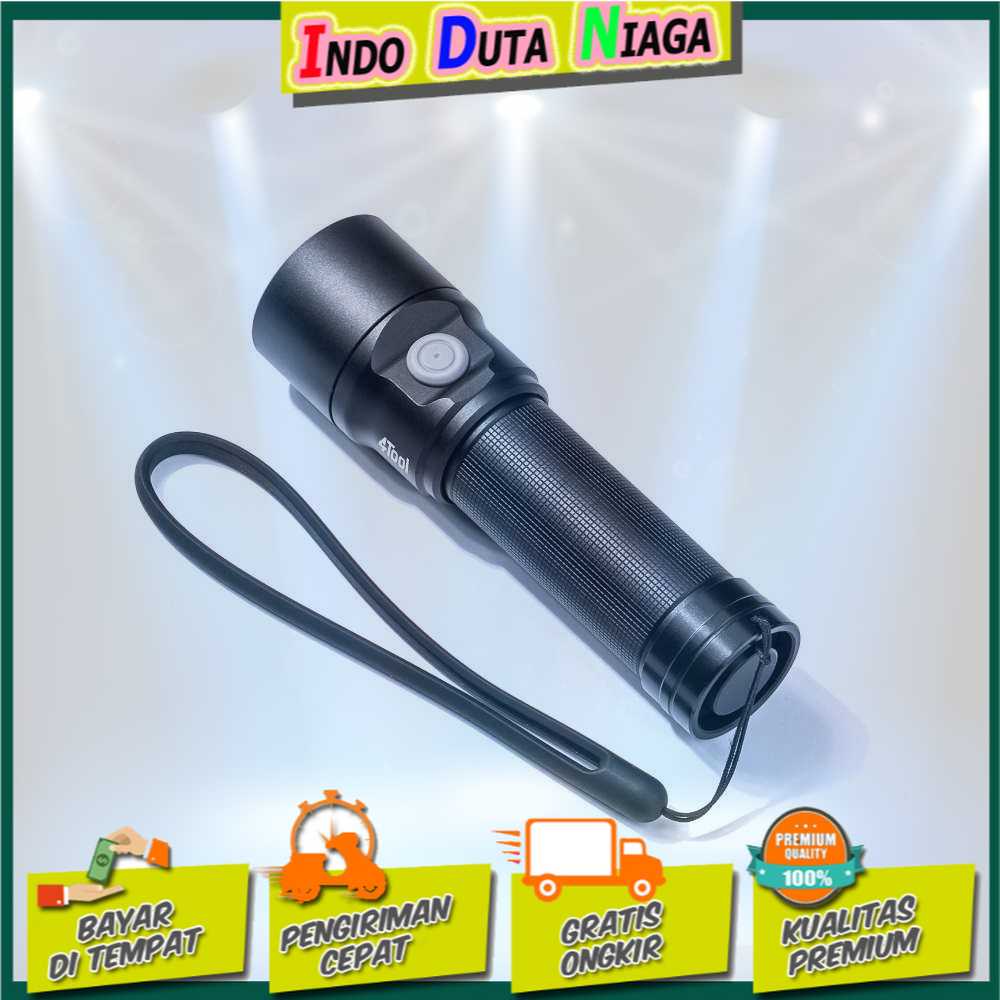 IDN TOOLS - NexTool Senter LED Flashlight Type C Rechargeable 2200 Lumens - ED20