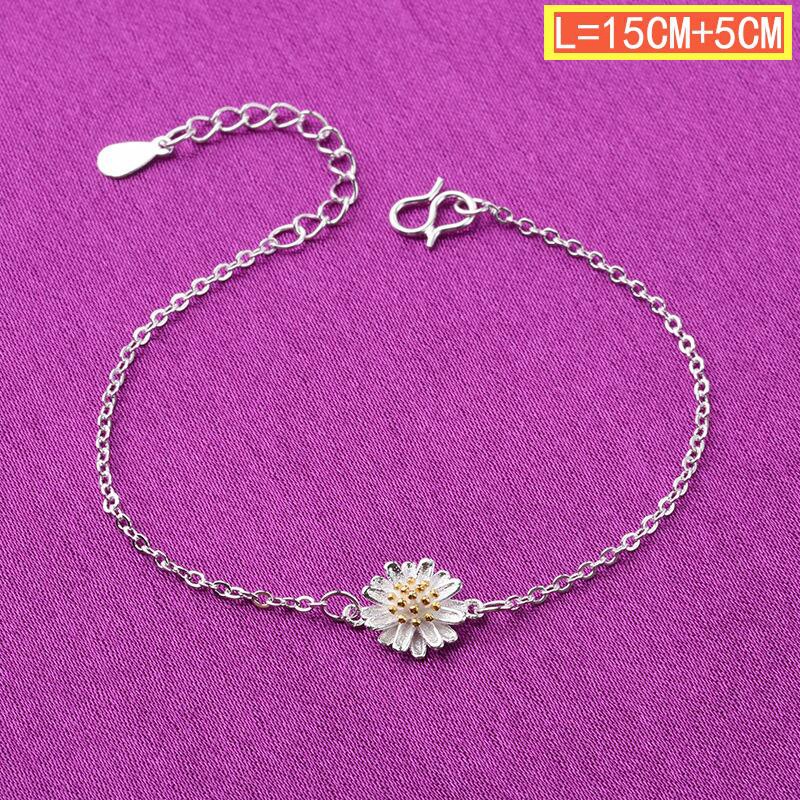 50 gaya 925 gelang perak asli, aksesoris perhiasan fashion Jepang dan Korea-23