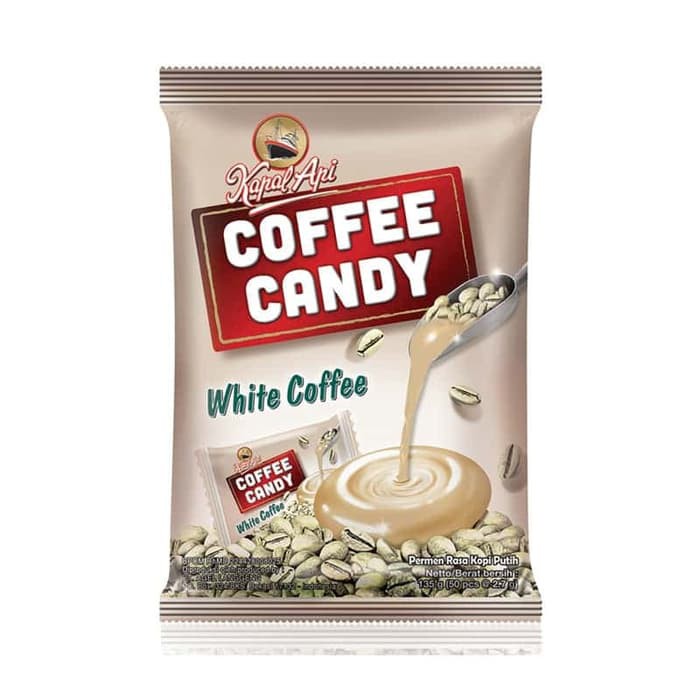 

Kapal Api Coffe Candy White Coffe Permen Rasa Kopi Putih 135 gram