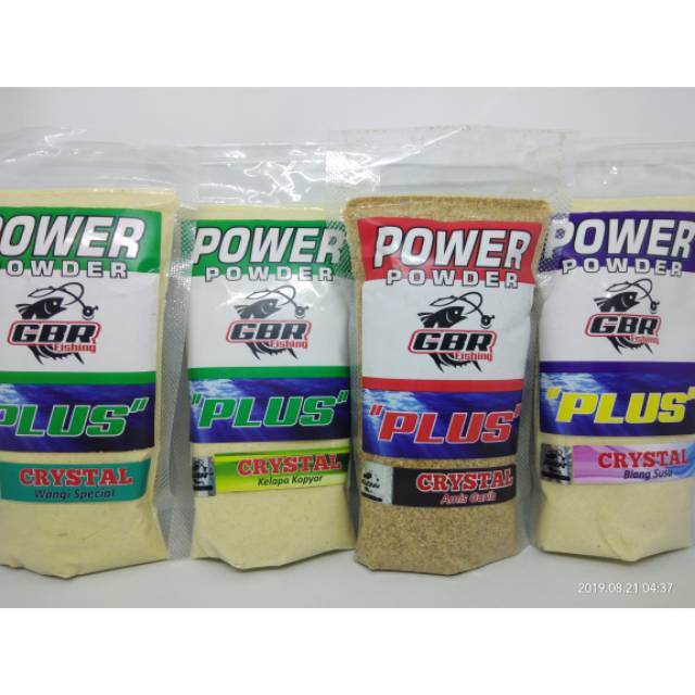 umpan pancing pelet power powder GBR