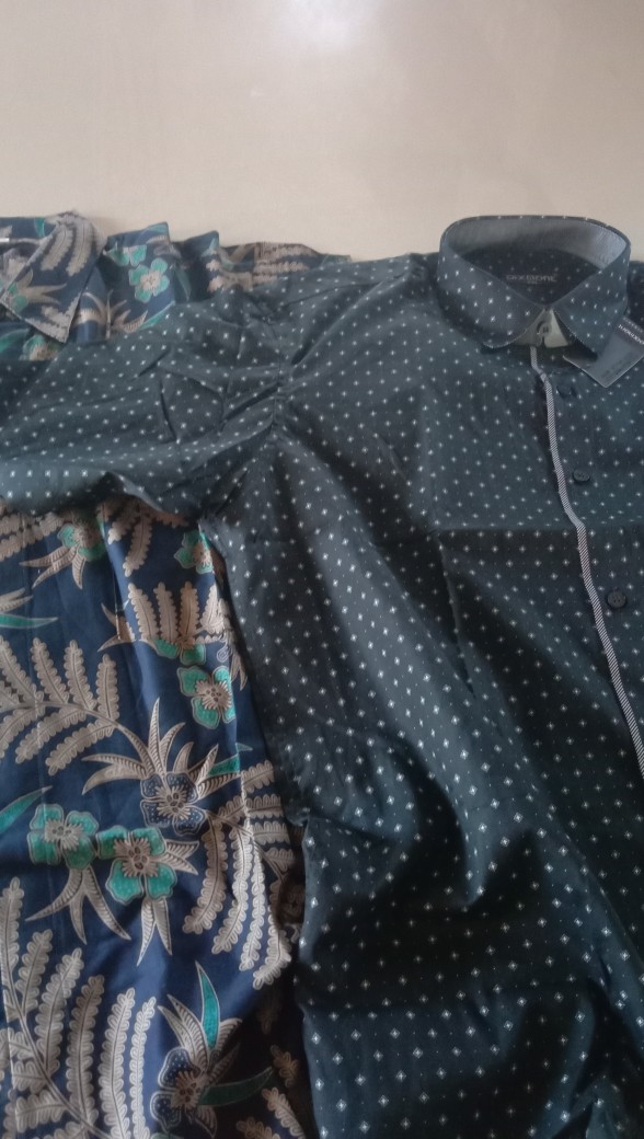 Kemeja Pria Batik Big Size 4l-5l Lengan Pendek Atasan Baju Hem Batik Jumbo Ukuran Besar Atr