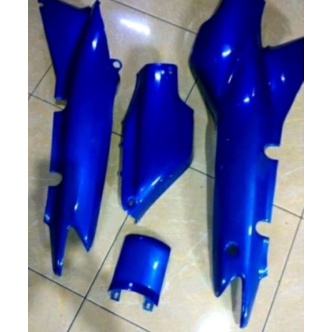 paket cover body Supra x lama warna biru