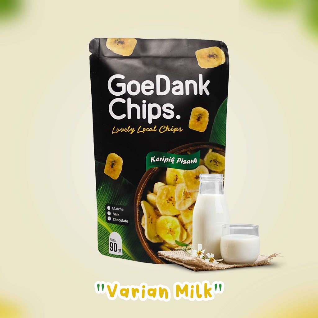 

Keripik Pisang Kekinian Goedank Chips Milk