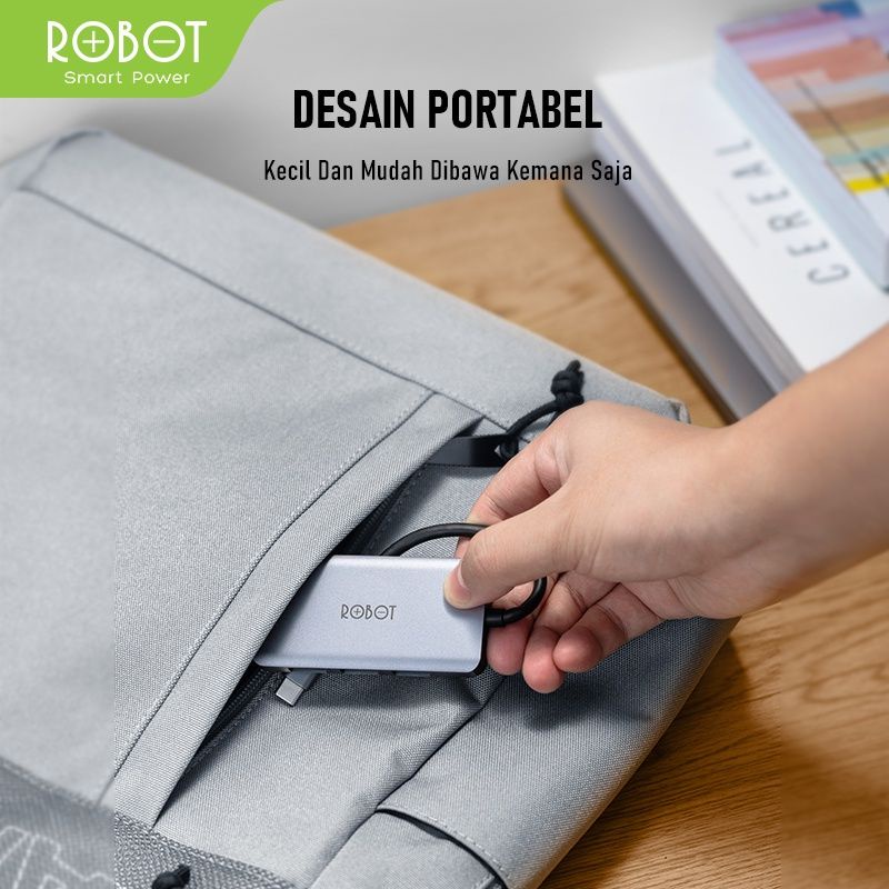 Robot HT255 5 in 1 USB C HUB Adapter