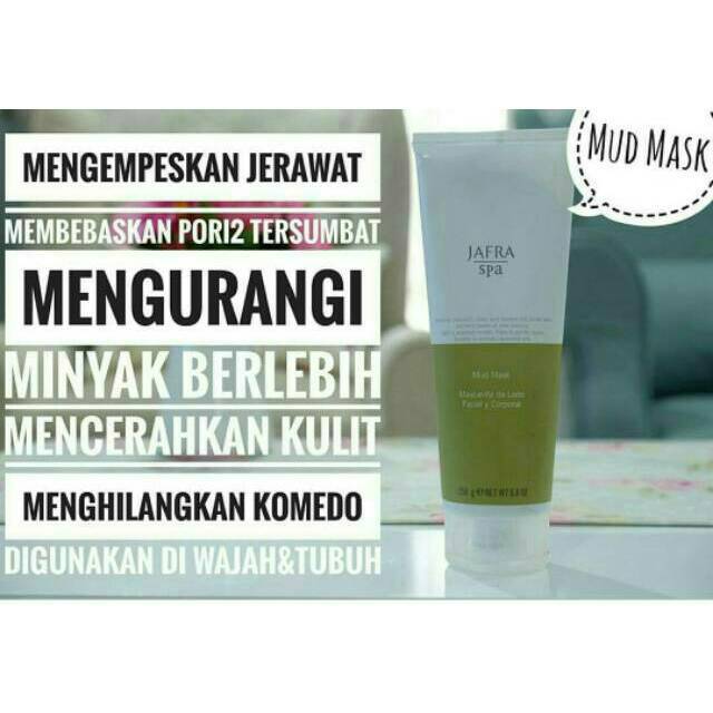 JAFRA MUD MASK 250 GRAM  / MUD MASK JAFRA 250 / MUDMASK JAFRA / JAFRA MUDMASK / MASKER LUMPUR JAFRA