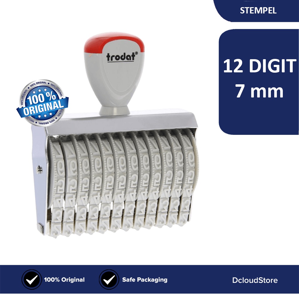 

Stempel Manual 12 Digit Trodat Cap Stempel Angka Nomer Nomor 7 mm