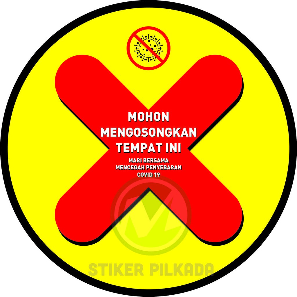 

STIKER VINYL MOHON MENGOSONGKAN TEMPAT INI