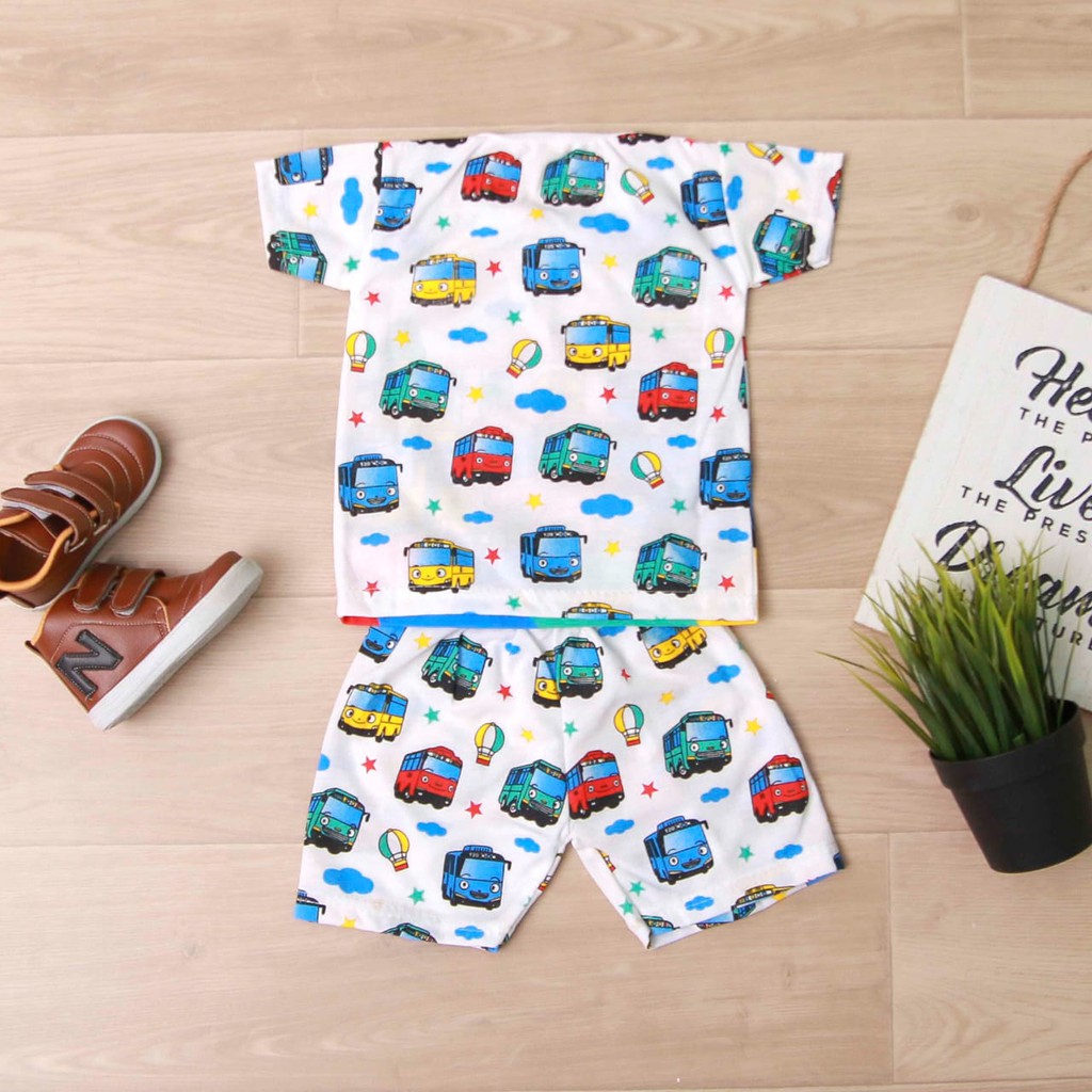 Jikialiang - SETELAN  ANAK  LAKI LAKI USIA 1-3 TAHUN ELLONIA GAMBAR TAY