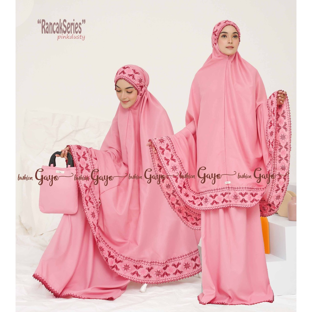 Mukena katun khadijah bordir Rancakseries