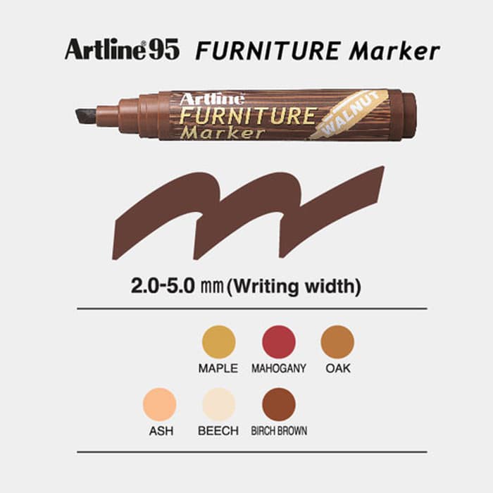 

Unik ARTLINE Furniture Marker Maple