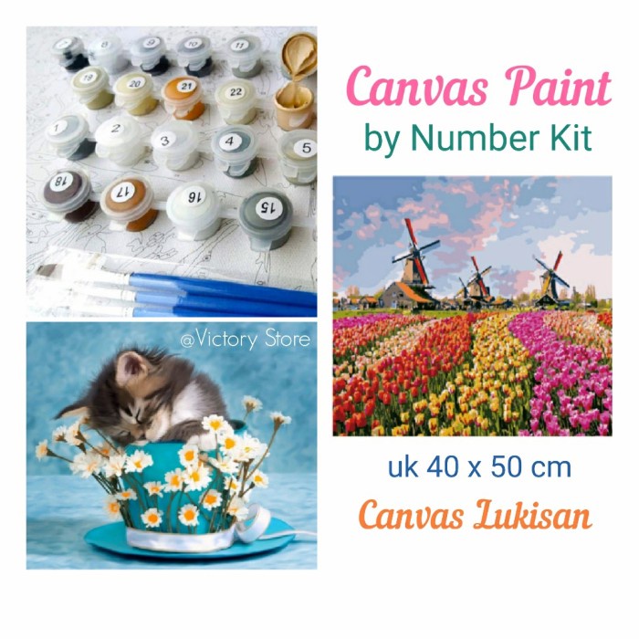 

Produk Terbaru Canvas Paint By Number Kit Digital Oil Painting Diy Canvas Lukisan