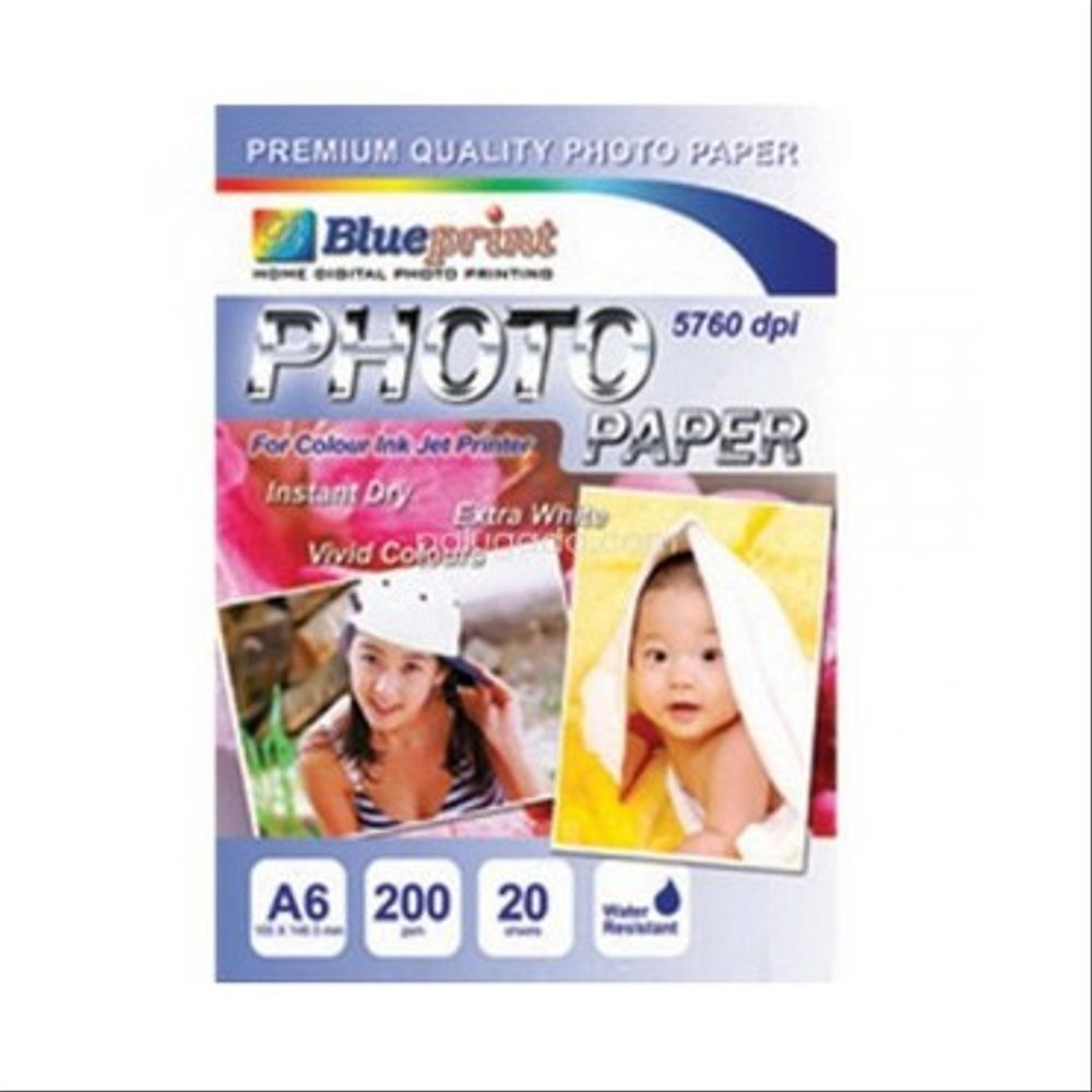 Kertas Foto A6 BLUEPRINT Photo Paper Ukuran 4R