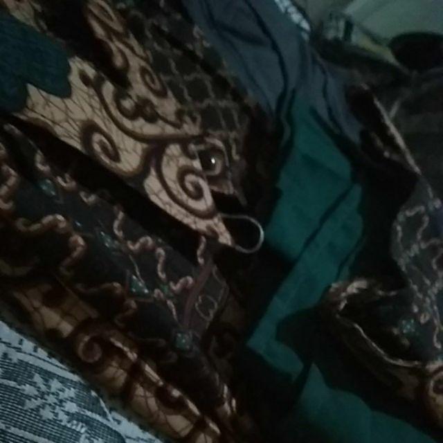 Bswart Batik Hrb026 Kenongo Hem Pendek Padi Pekalongan M L Xl Batik Pria Murah Modern Grosir