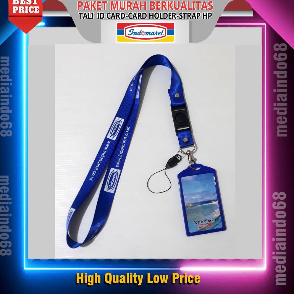 

✣Diskon✡ INDOMARET Lanyard ID CARD/Gantungan ID Card-Tali Strap (Paket Murah) 50 ➤
