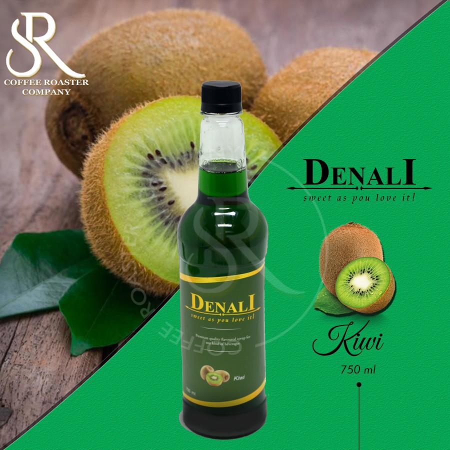 

Denali Syrup Kiwi 750ml (BUkan MONIN - TOFFIN) / SIRUP DENALI KIWI