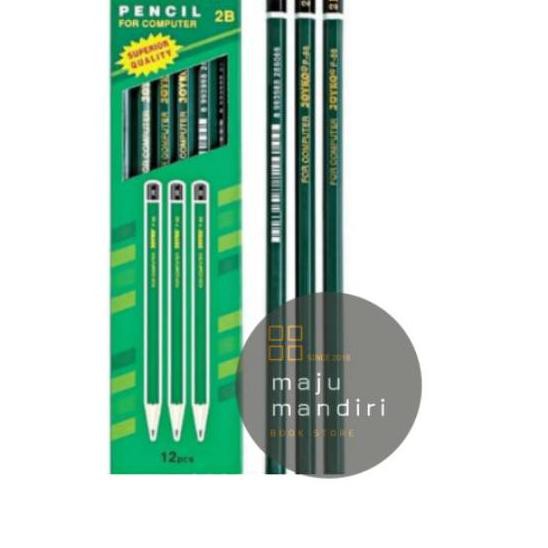 

Diskon!! KODE-491 Pensil 2B Joyko 1 Pack Isi 12 Pcs