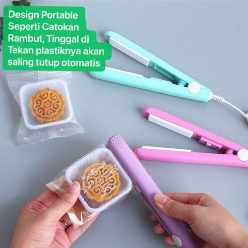 AD-01 Alat Perekat Segel Plastik Makanan Serba Guna Sealer Machine Plastic Hand Press Portable Seal