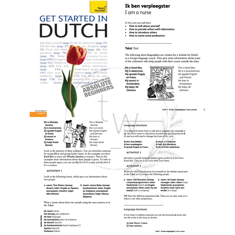 Complete Dutch / Get Started in Dutch / Dutch Grammar / Essential Dutch Dictionary - Teach Yourself | Buku Bahasa Belanda-Get Started in Dutch
