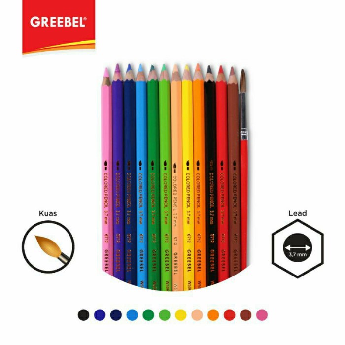

Menakjubkan Pensil Warna / Warna Cerah / Bahan Kuat Greebel / Greebel 6712 Diskon