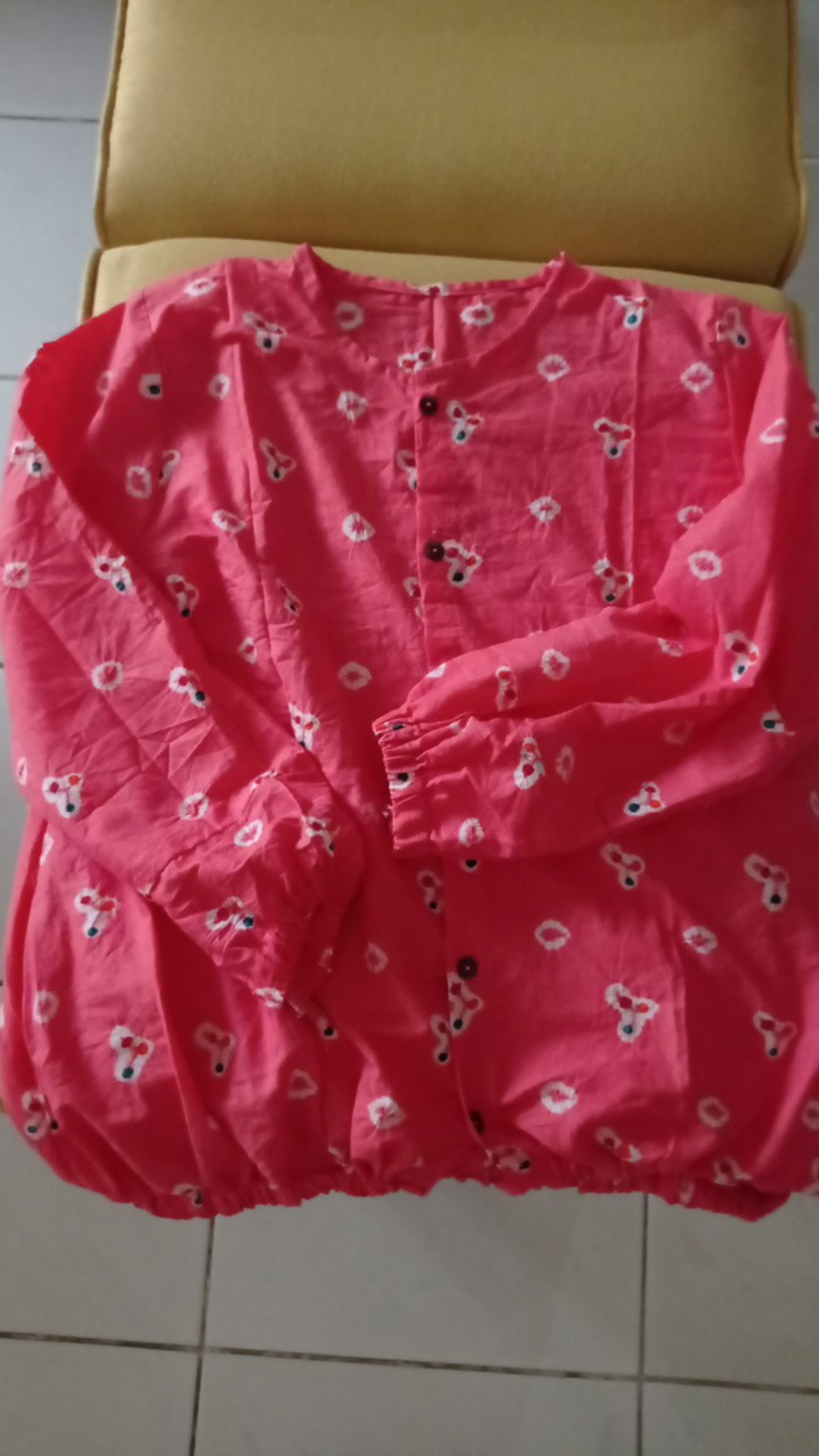 Pre Order Atasan Batik Murah Solo Jumput Top Serut Batik Tuman Solo