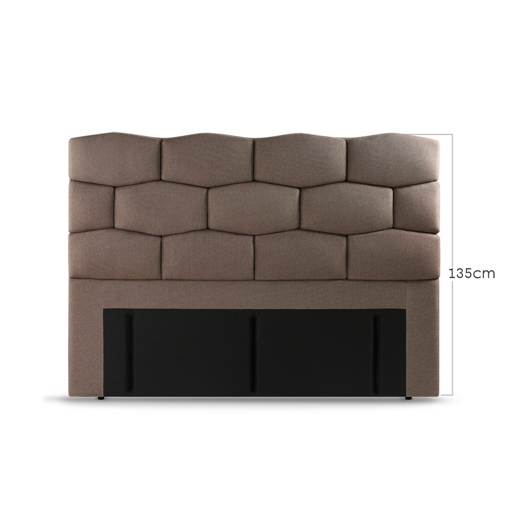 Quantum Headboard Eleanor Brown - Sandaran Kasur Springbed Spring Bed