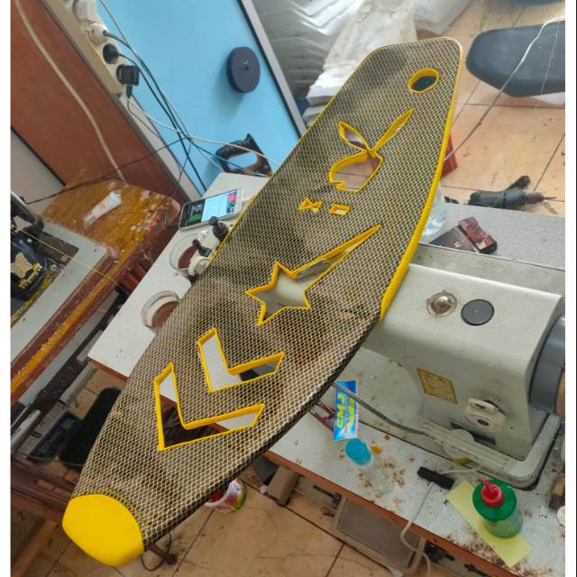 Jok supra fit new variasi lubang karbon gold