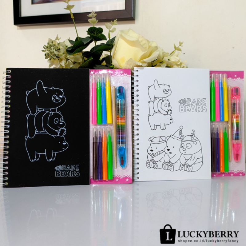 

Buku Mewarnai Anak/Coloring Book We Bare Bear E3000G