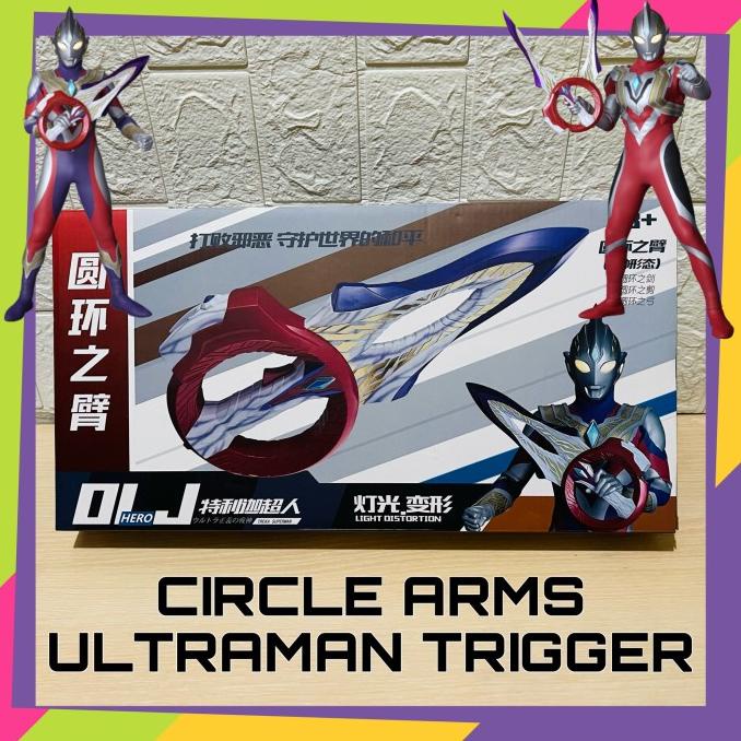 Mainan Senjata Ultraman Trigger Circle Arms