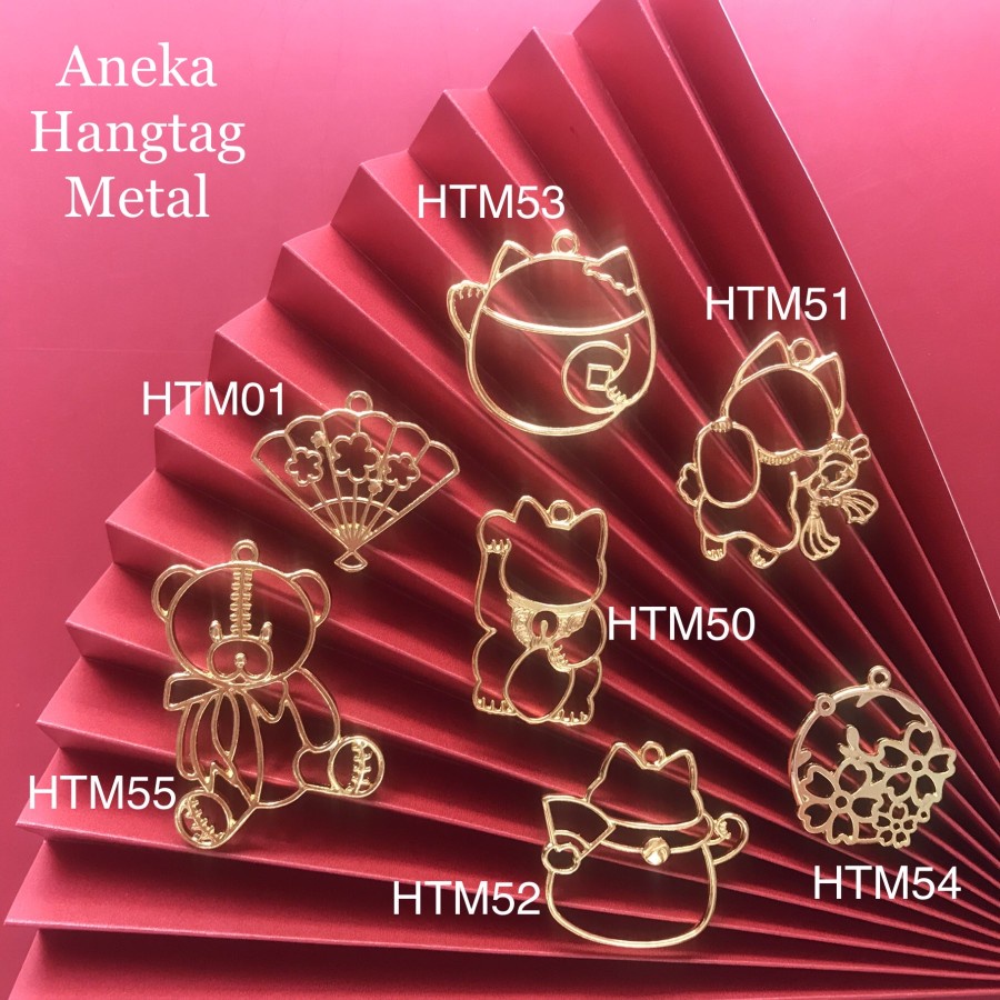 

Hangtag Metal/ Stainless Hiasan Kotak/ Toples/ Hampers/Goody Bag