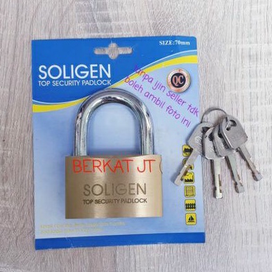 GEMBOK KUNINGAN ASLI 70MILI/GEMBOK KUNINGAN/GEMBOK PAGAR/GEMBOK