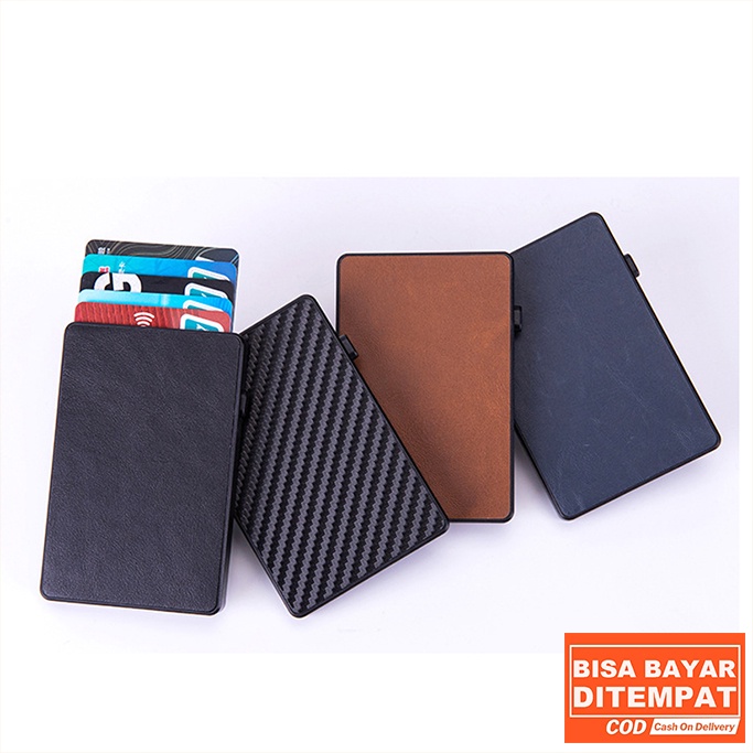 TG169 CARD HOLDER / DOMPET KARTU / TAS KARTU / METAL CASE RFID BLOCKING / TRAVEL ORGANIZER