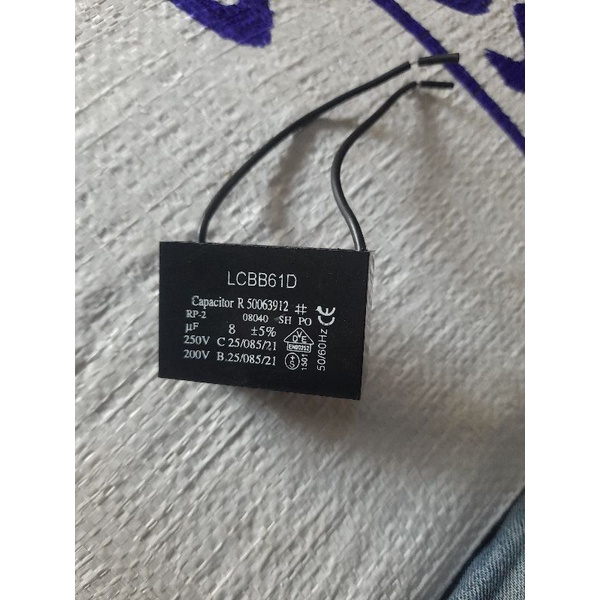 Et 950 capasitor 6uf 8uf