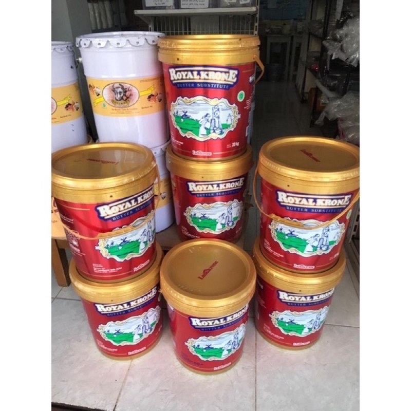 Royal Krone 20 kg per pail kemasan asli per ember mentega margarin butter landkrone land krone