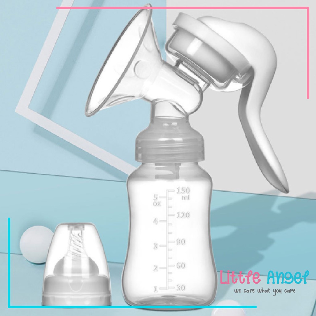 Pompa ASI Manual Breast Pump Botol Dot Susu Bayi BPA FREE Murah Impor COD