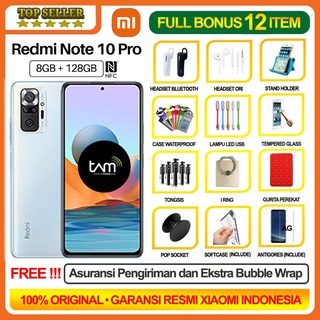 xiaomi redmi note 10 pro 8128 6128 ram 8gb 6gb rom 128gb garansi resmi