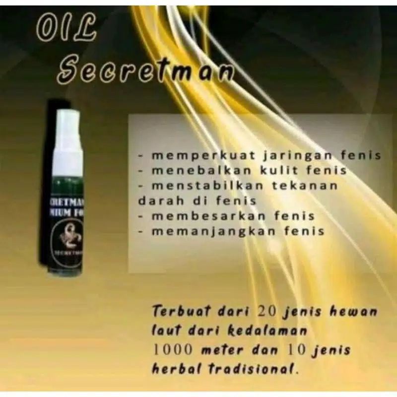 Secretman oil original