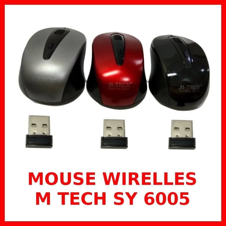 mouse wireless/Mouse Sy 6005 M-tech Wireless/ mouse wireless murah/ mouse wireless bagus/ mouse wireless