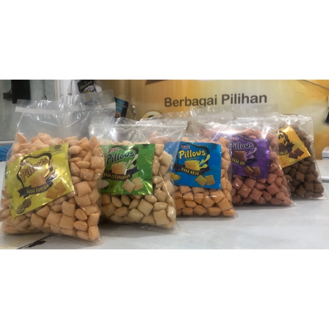 

Pillow snack varian rasa 250gr