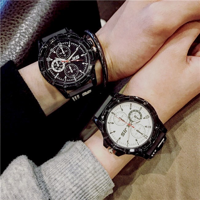 DODORY J169 Jam Tangan Rubber Sport Analog Wristwatch Jam Tangan Couple Pria Wanita