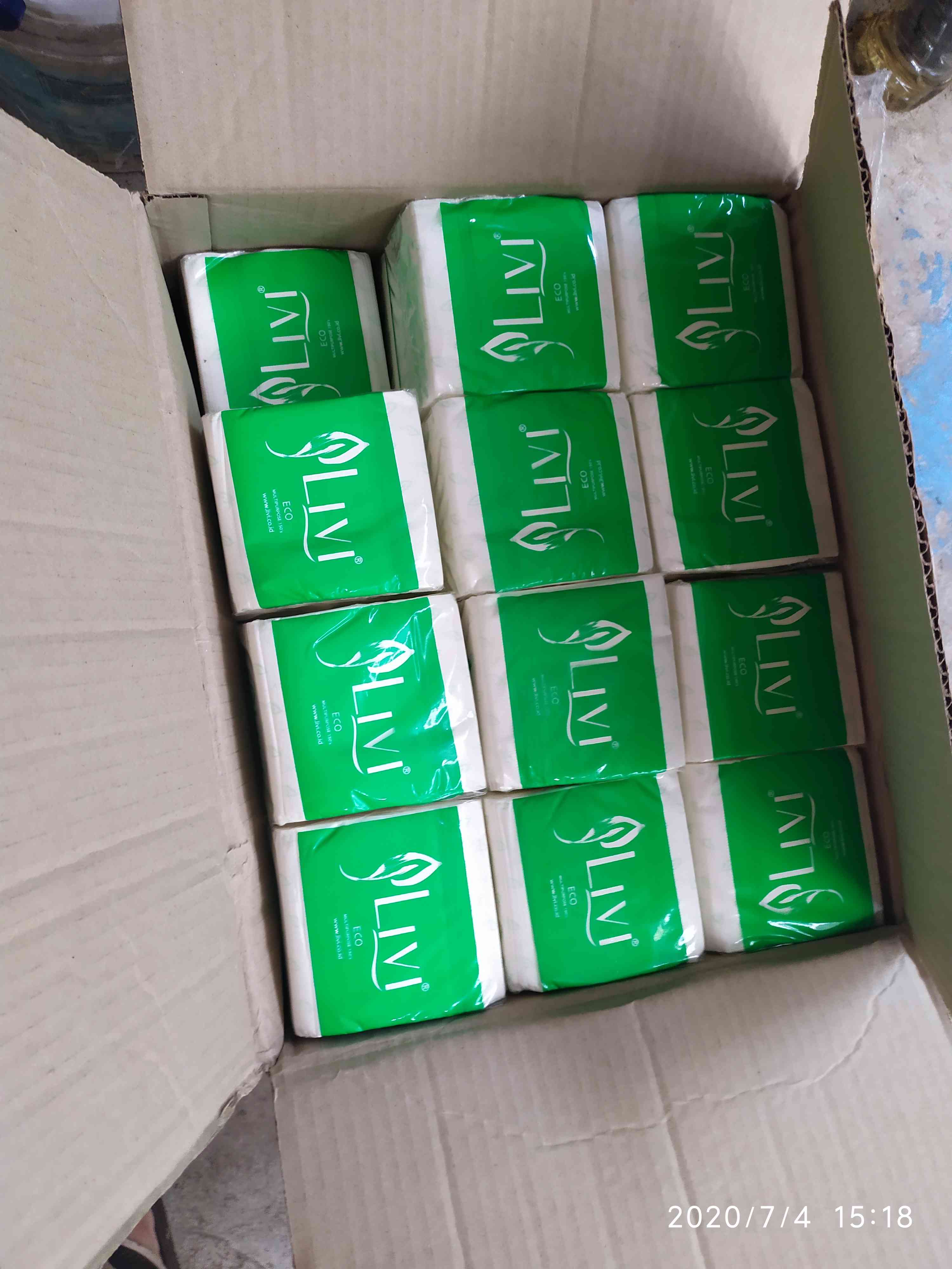 Tissue Livi Pop Up Multipurpose - ( 1 Dus 60 Pack )