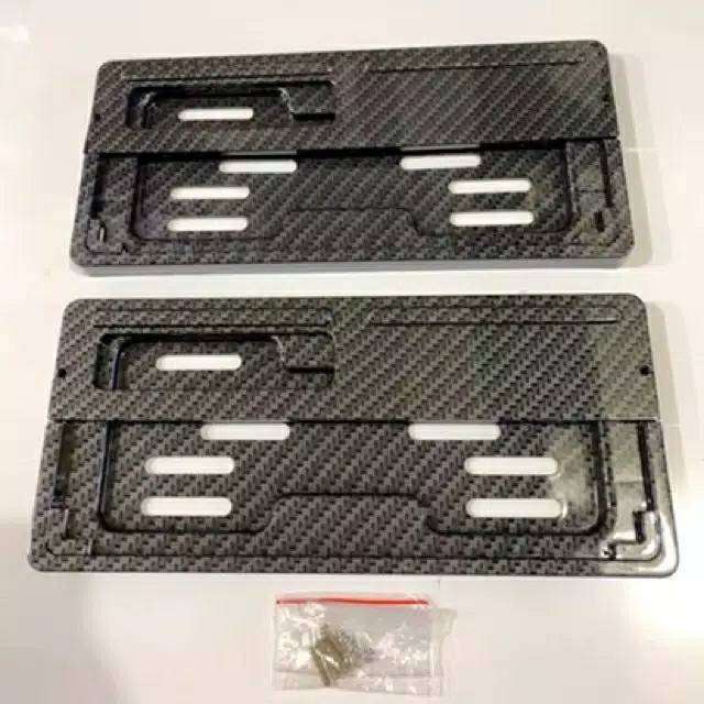 BINGKAI PLAT NOMOR CARBON SNI COVER PLAT NOMOR CARBON SET DEPAN BELAKANG