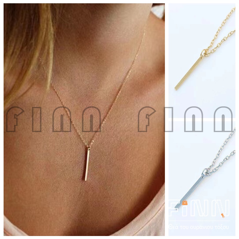 Kalung Wanita Titanium Liontin Panjang Necklace Fashion