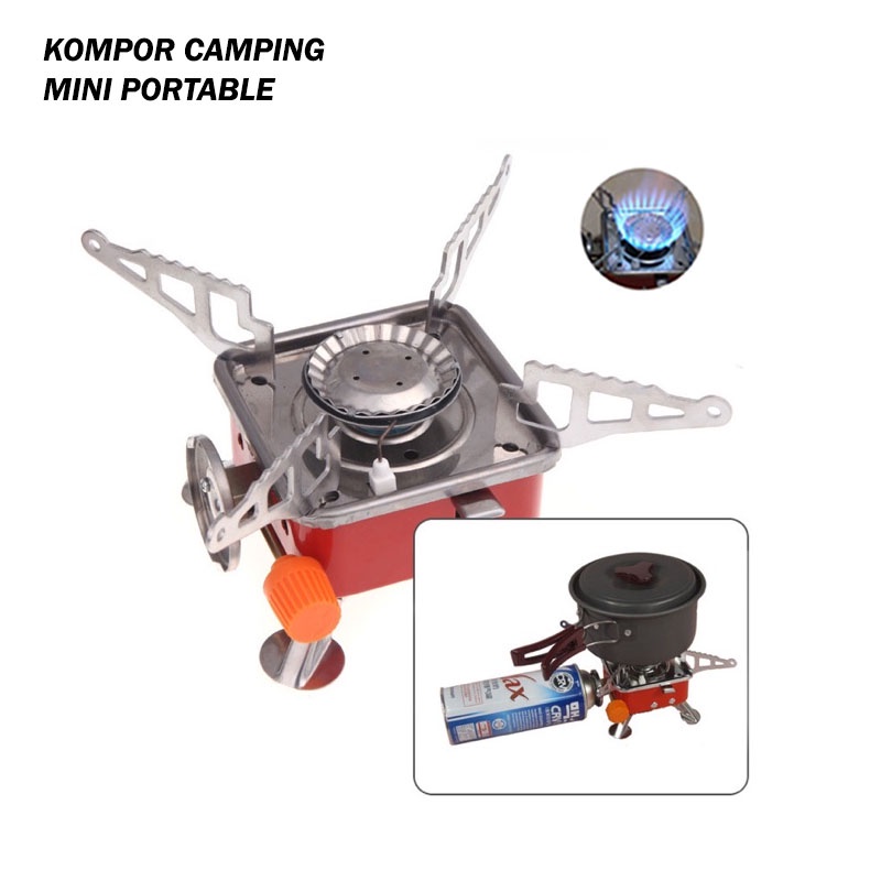 SHINE STAR - Kompor Camping Gas Kotak Mini Portable Stove Gas Kompor Portable / Kompor Mini Portable / Kompor Camping