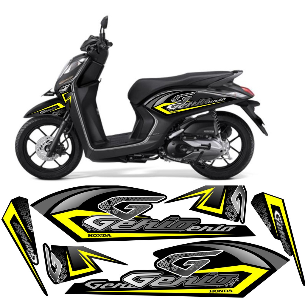 Jual STRIPING MOTOR HONDA GENIO VARIASI Indonesia Shopee Indonesia