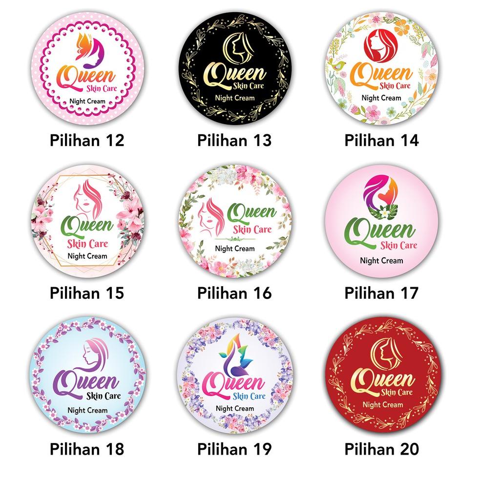 

TREND TERKINI 150 pcs stiker label Skincare / label skincarel / Stiker Pot Cream / stiker cream 2177 ㅭ
