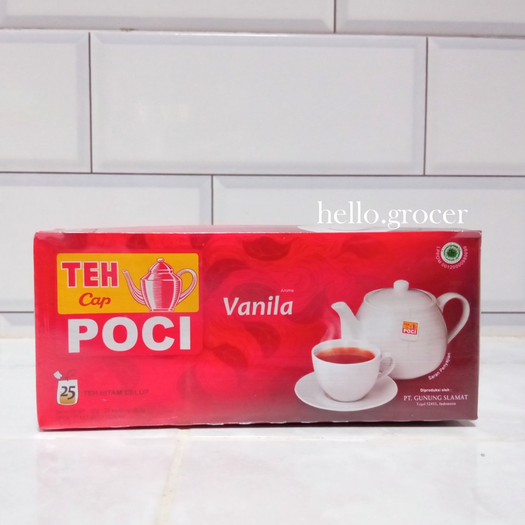 

Teh Poci Vanilla 25 kantong x 2 gr